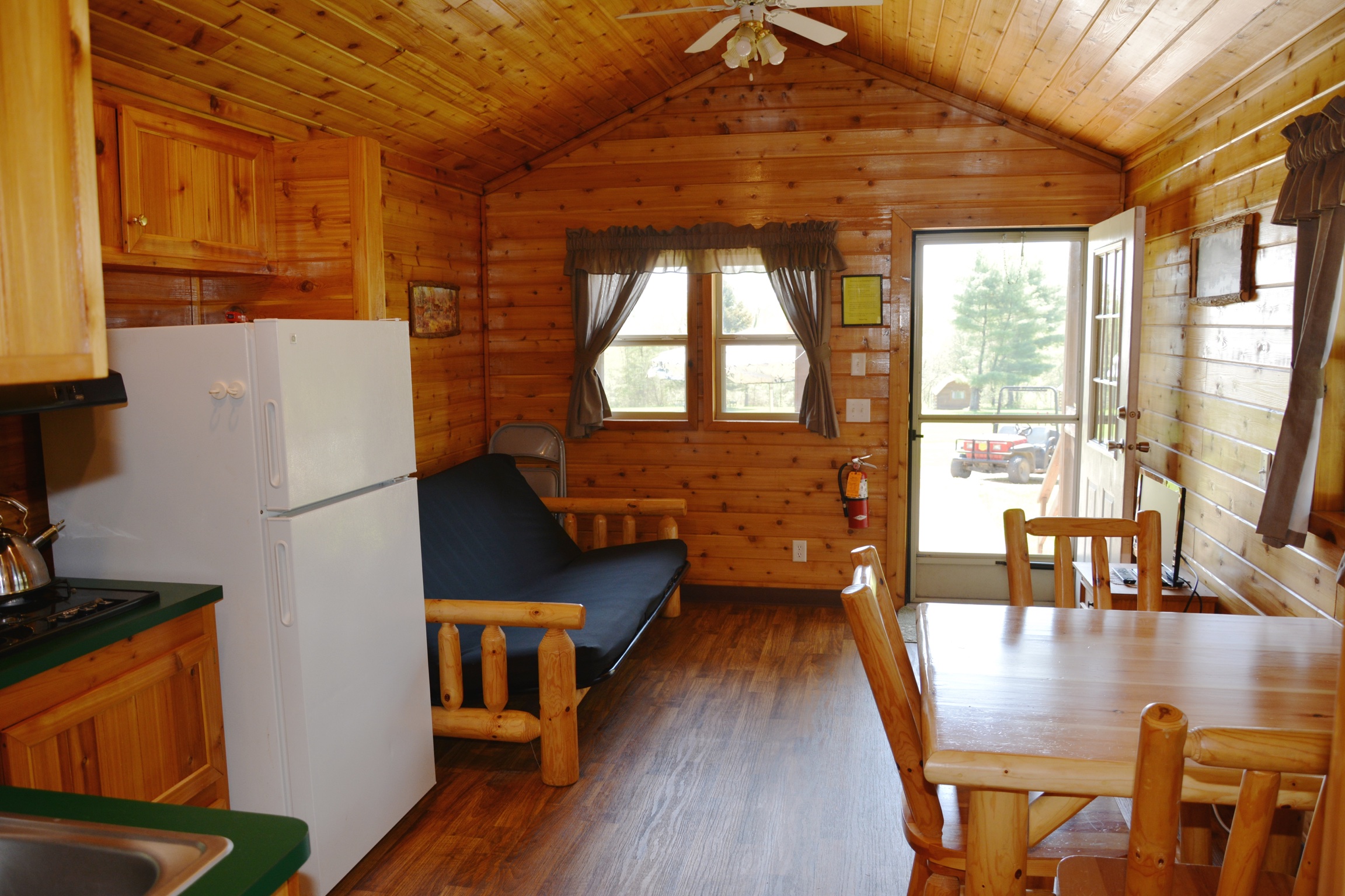 Kitchen, Living space in Lodge