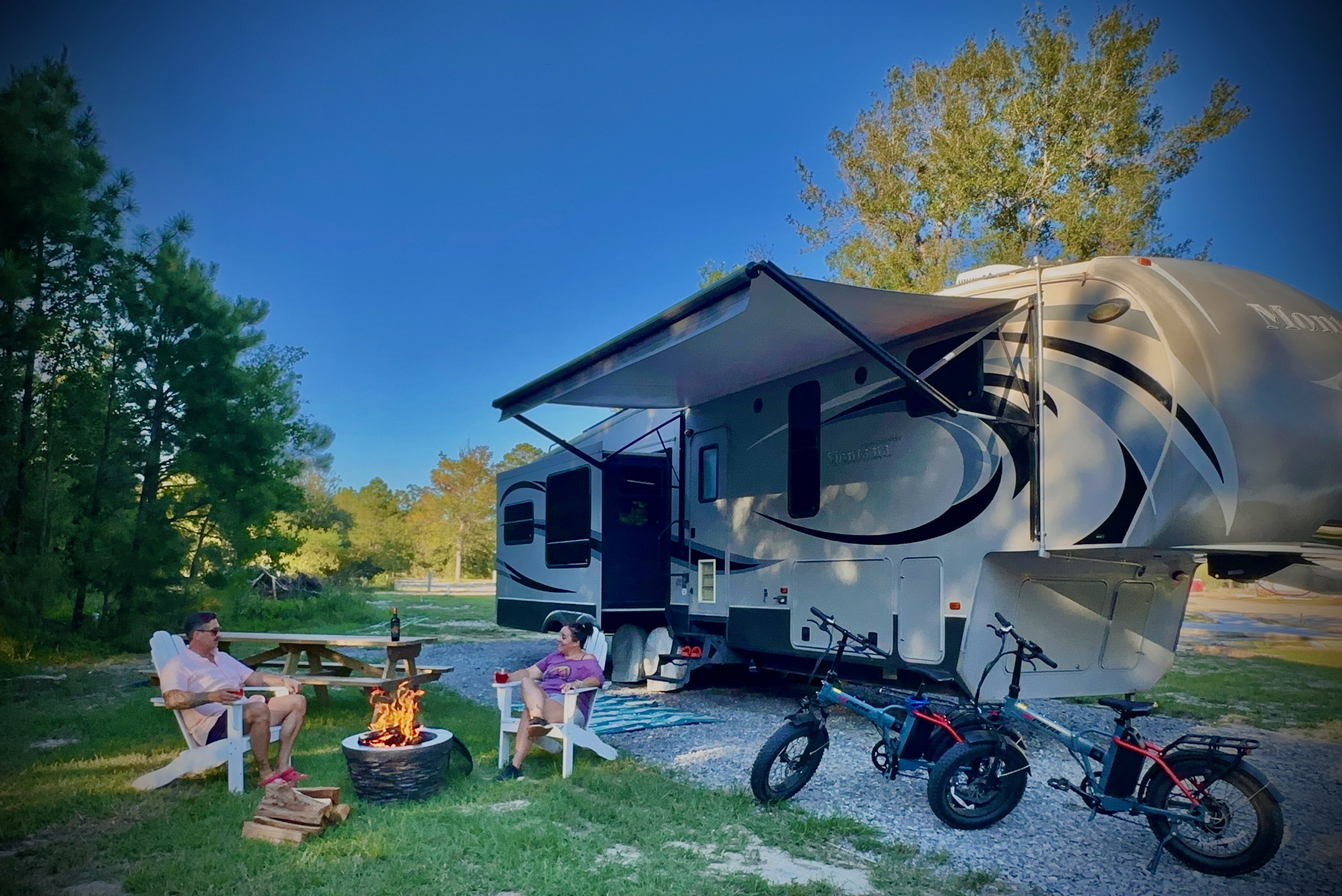 RV park, campground, RV sites, full hook ups, travel trailer, fifth wheel