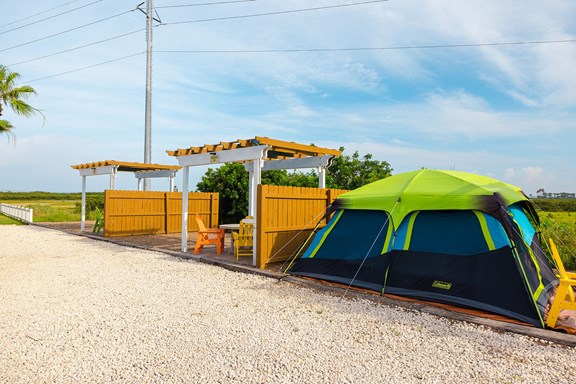 Tent Site, Water + Electric - Premium