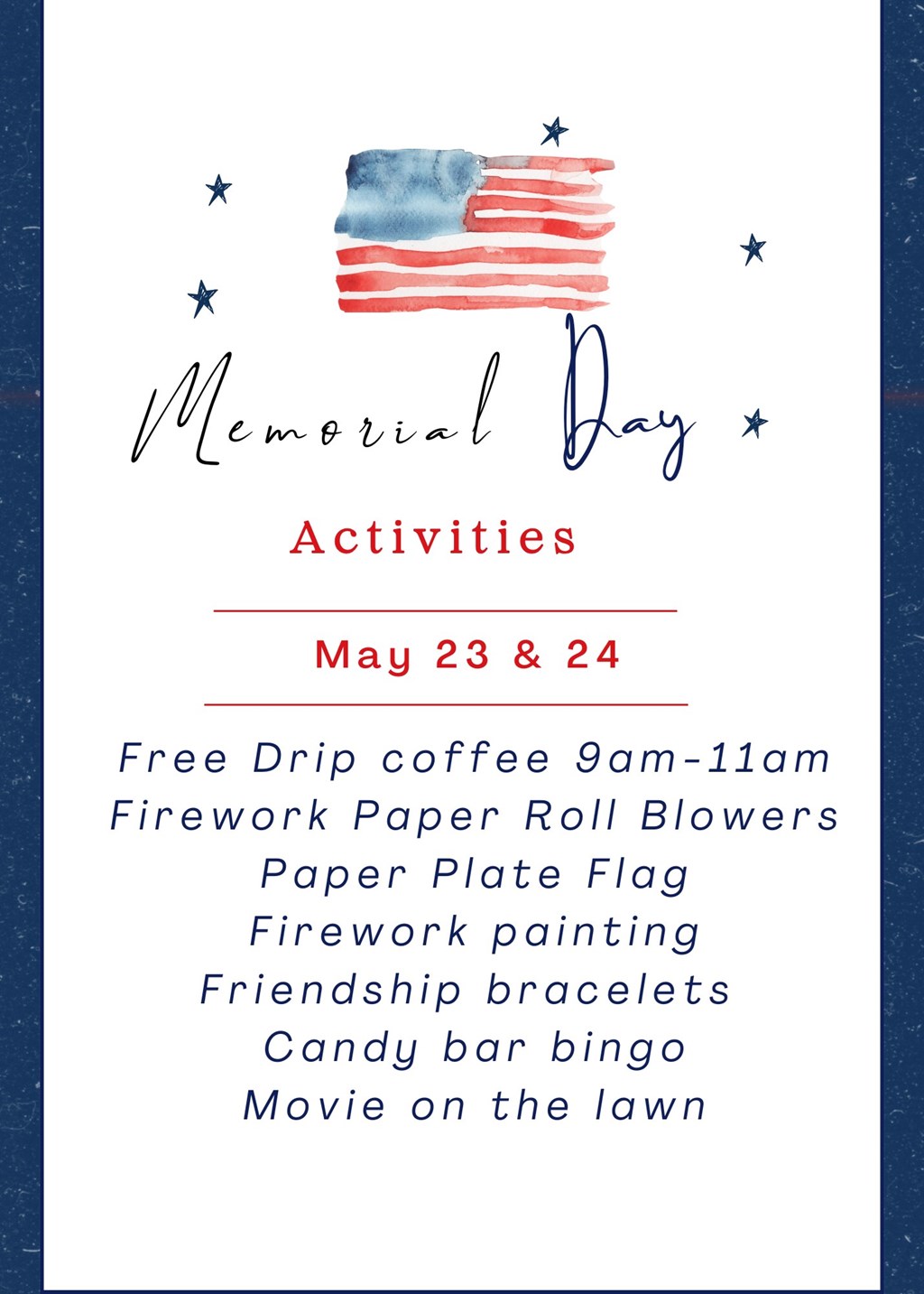 Memorial Day Weekend