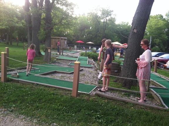 family golf game