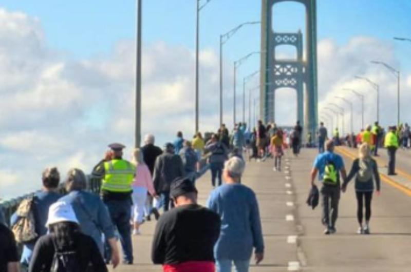 Annual Labor Day Mackinac Bridge Walk Photo