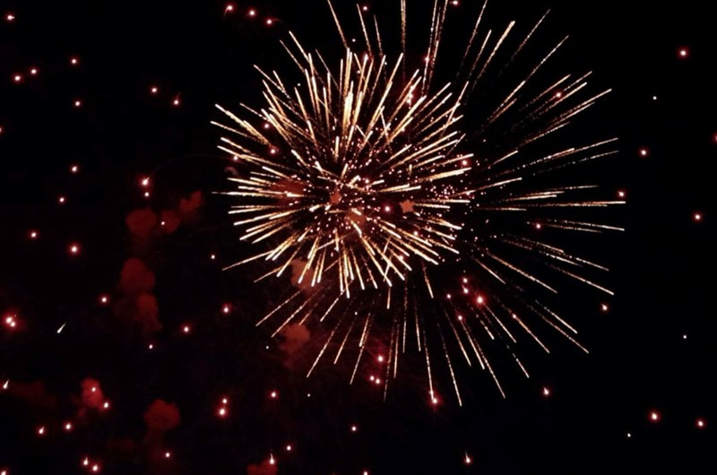 Fireworks over the Bay Photo