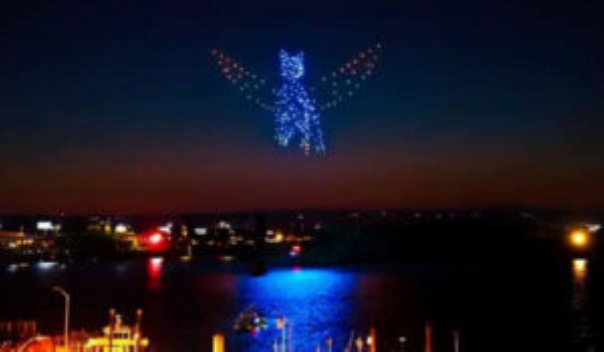 St. Ignace Drone Show Photo
