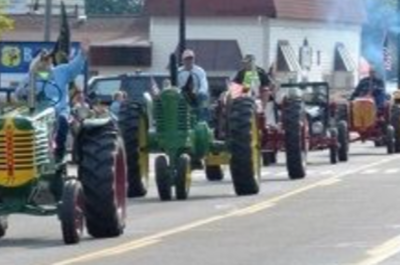 Mackinac Bridge Antique Tractor Crossing & Show Photo
