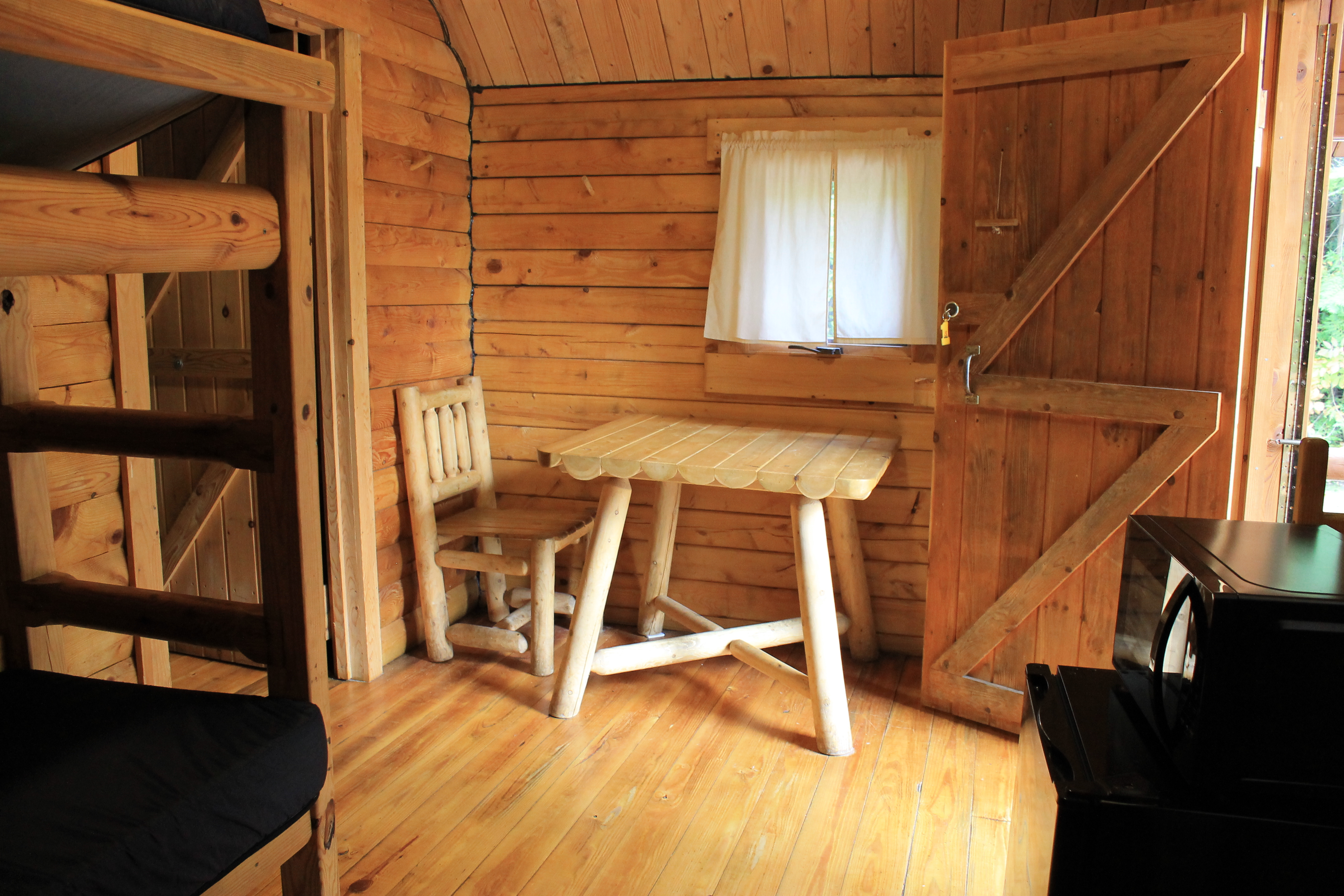 2 room wooded main area
