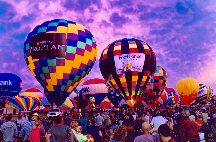 The Great Forrest Park Balloon Race Photo