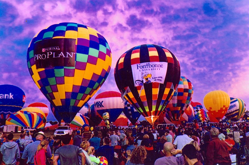 The Great Forrest Park Balloon Race Photo