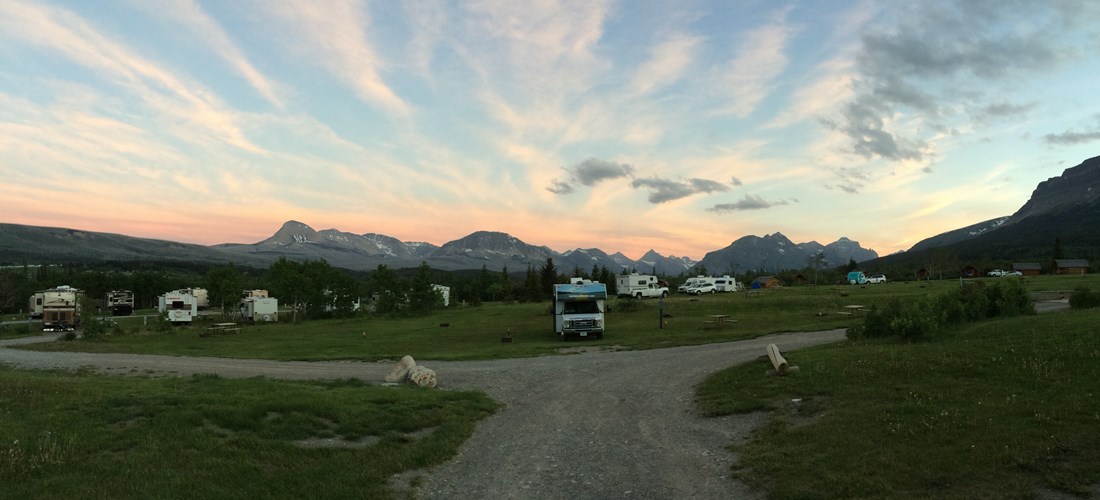 Great views of Glacier Park.