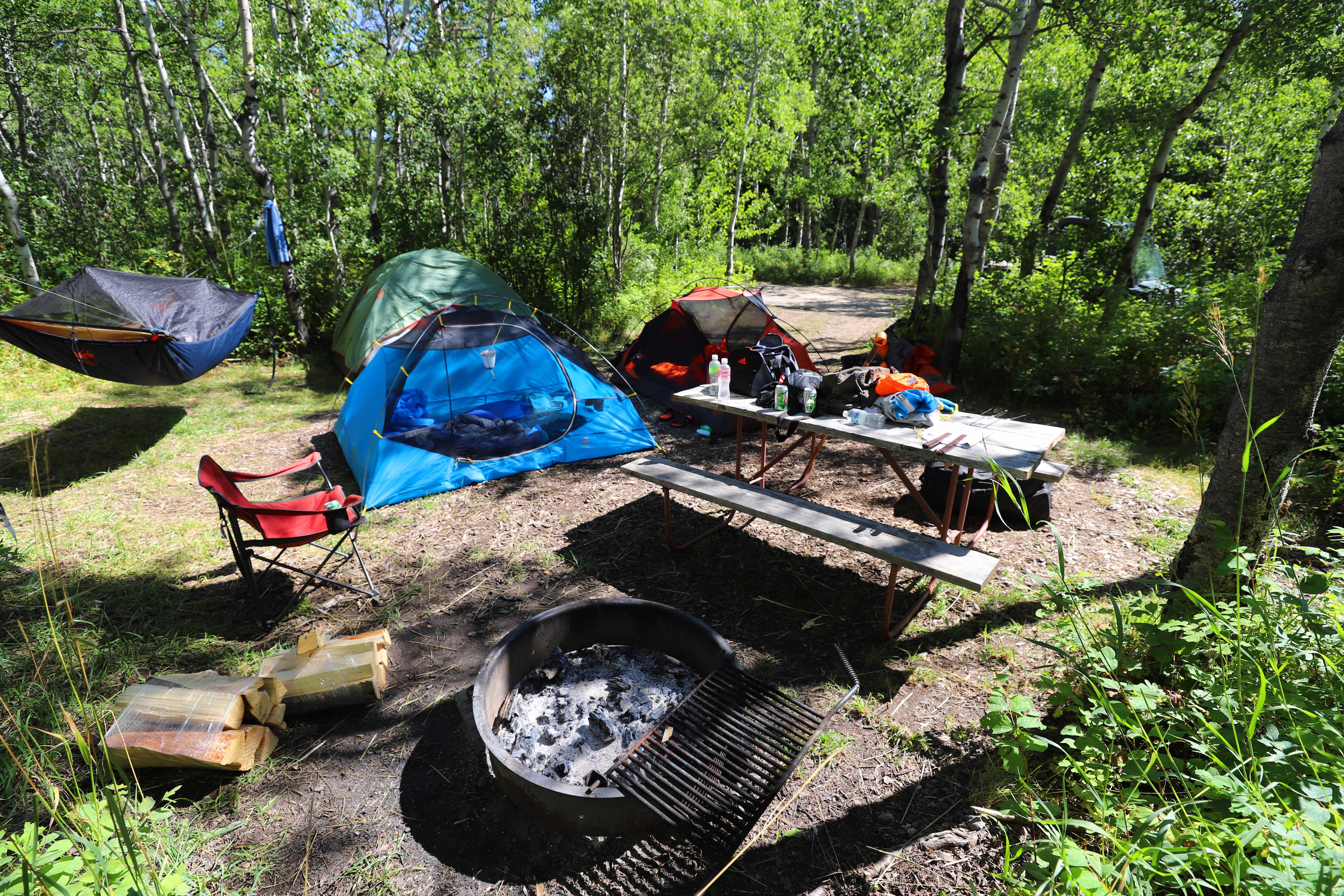 standard tent site
