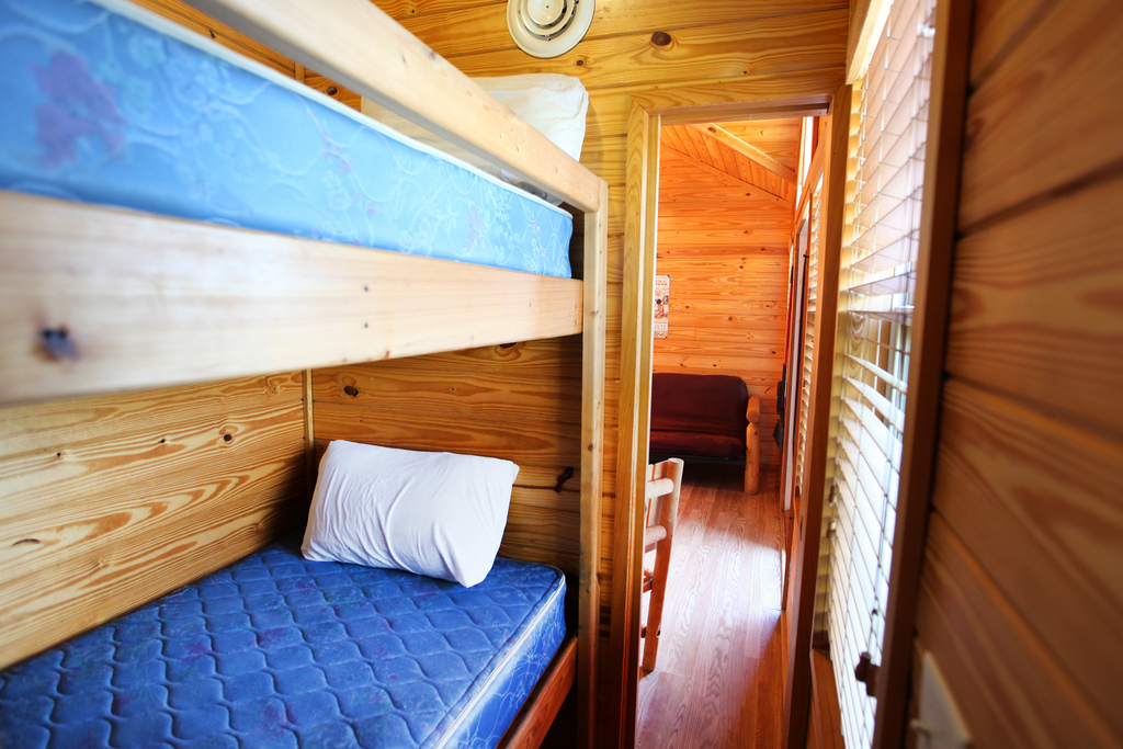 The kids will love the bunk beds.