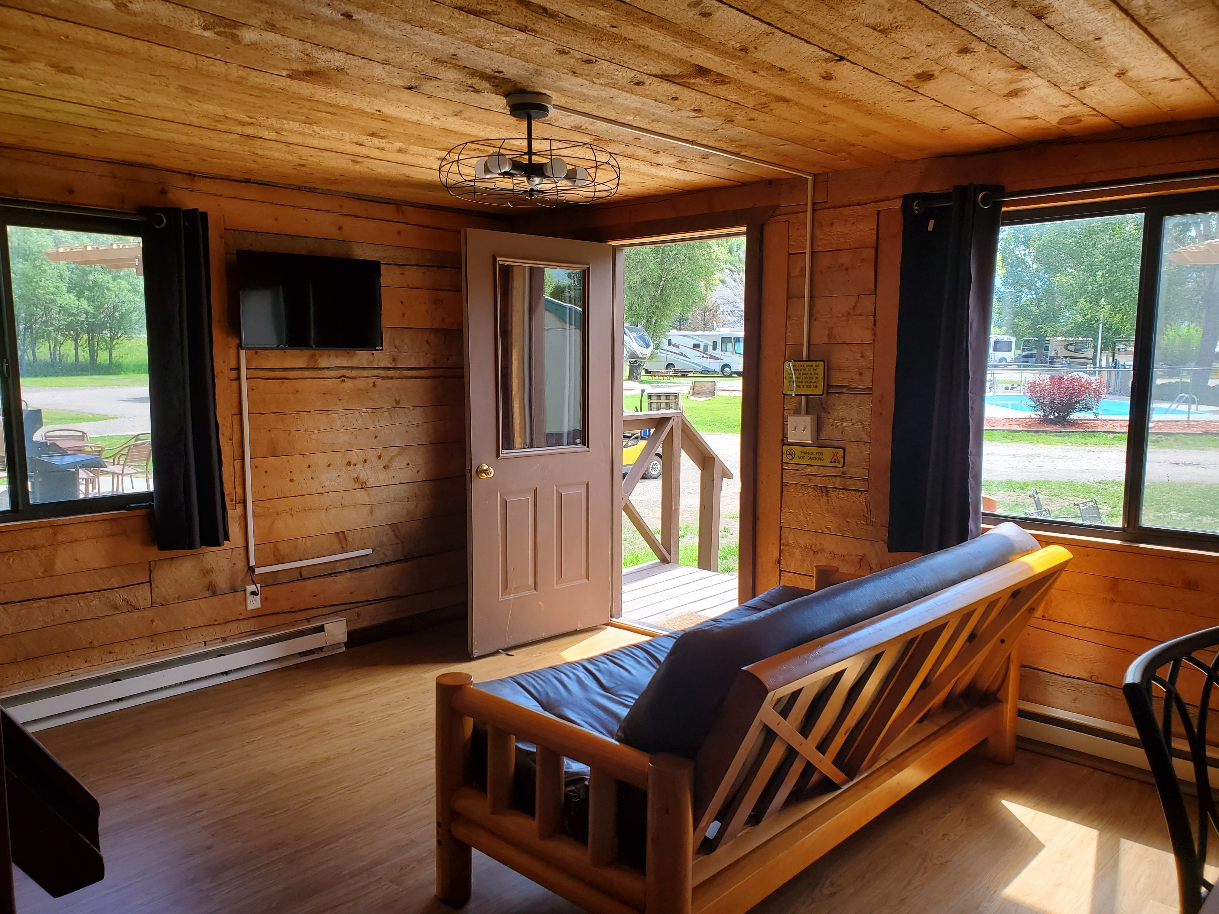 inside cabin