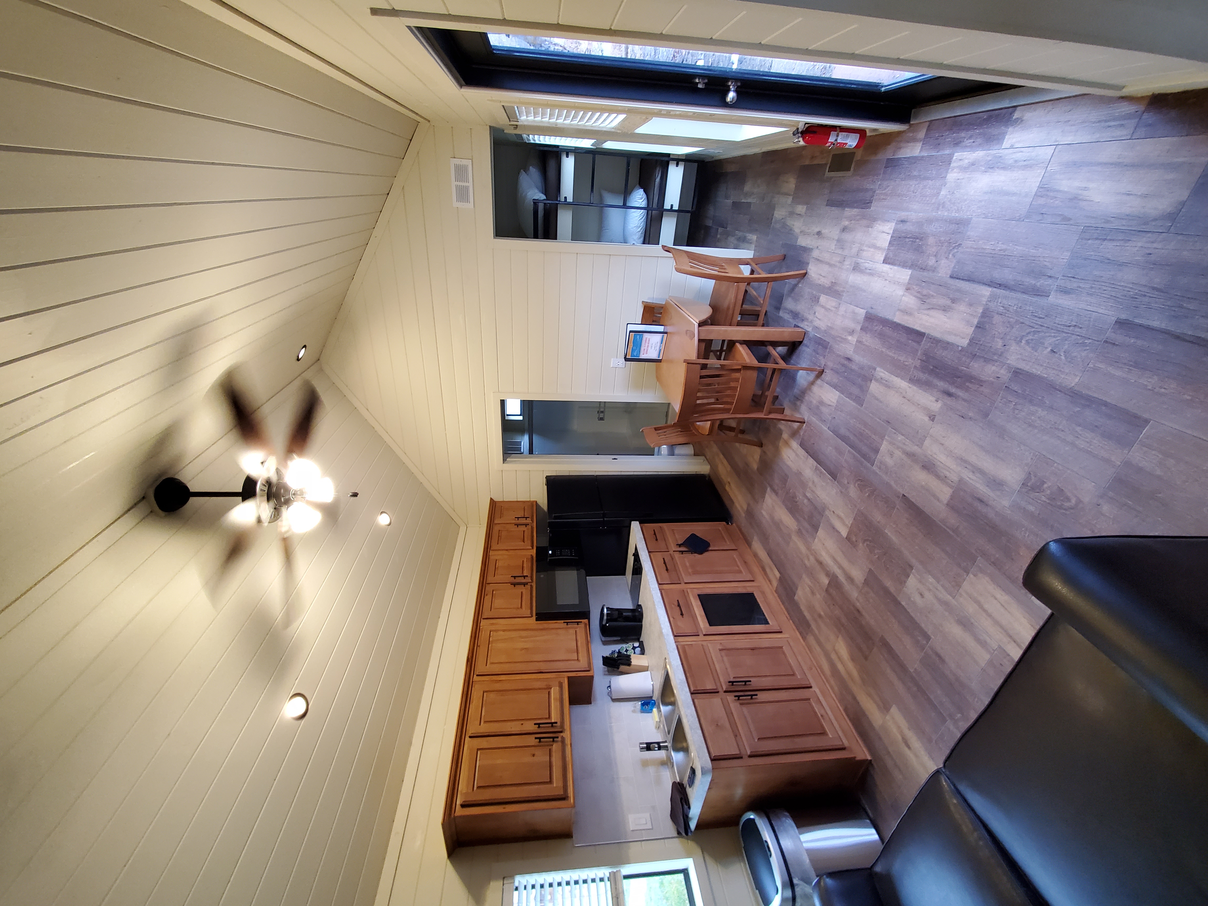 Deluxe Cabin Living Area