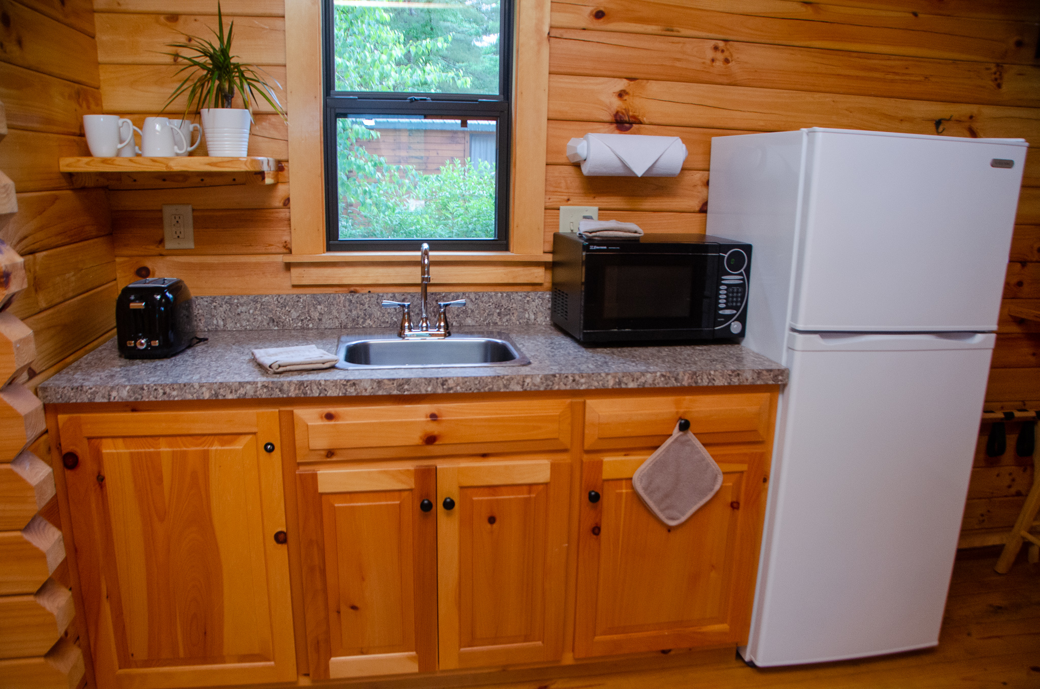 Deluxe Cabin Kitchen