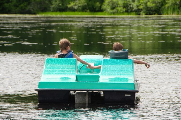 Paddle boats for rent