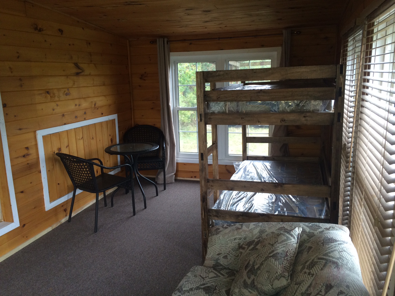 Camping Cabin sleeps 4 - bring your bedding.