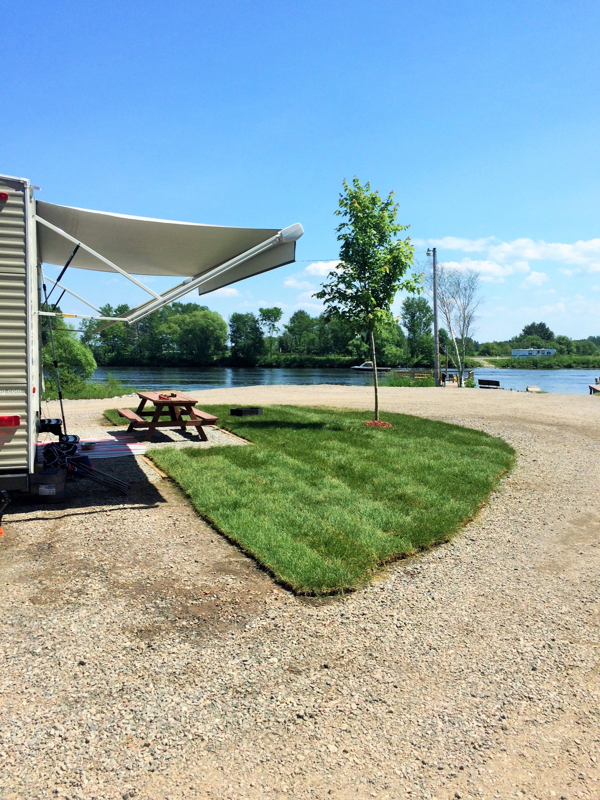 Water front Pull Thru Sites - Marina