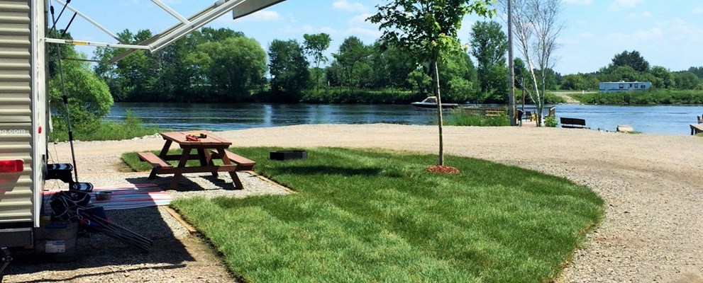 Water front Pull Thru Sites - Marina