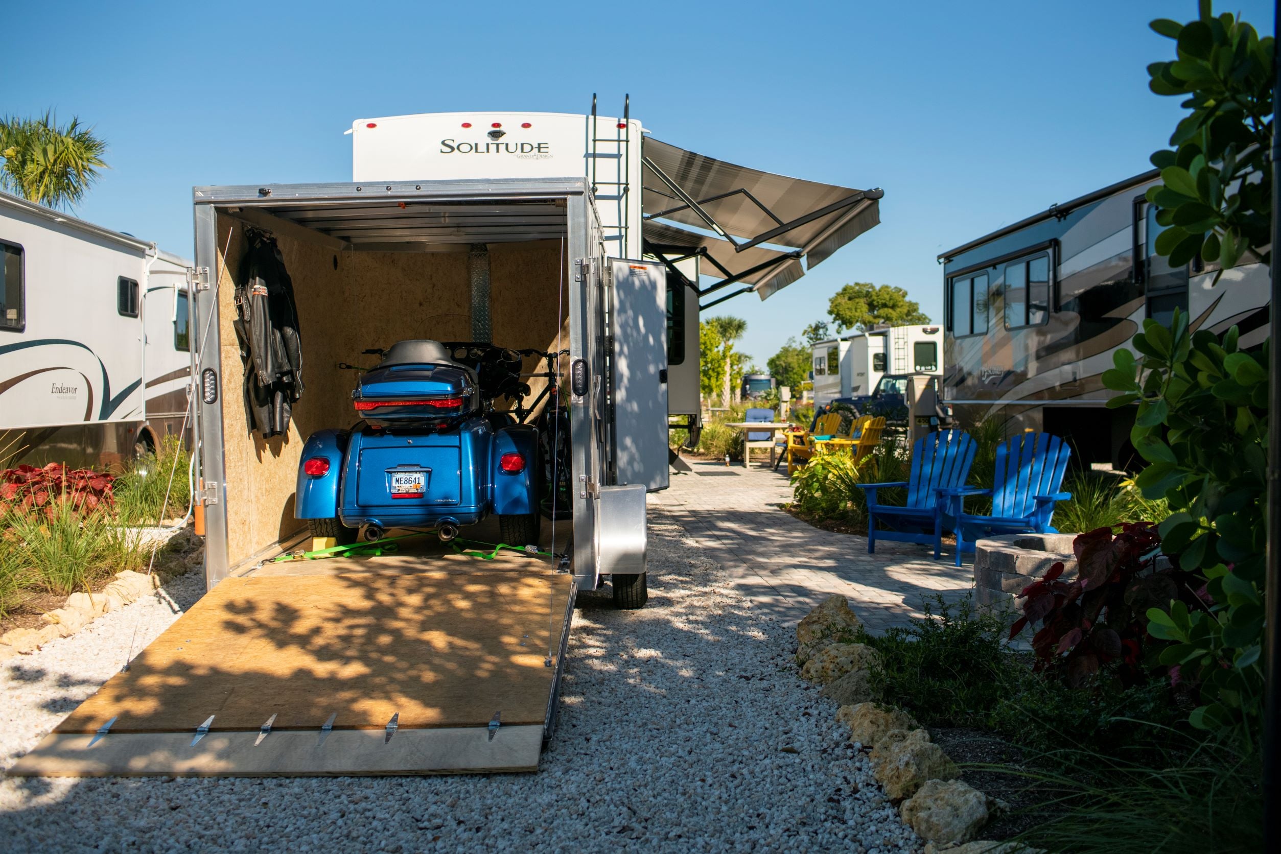 Pull Thru with KOA Patio #4003 - extra large for big rigs