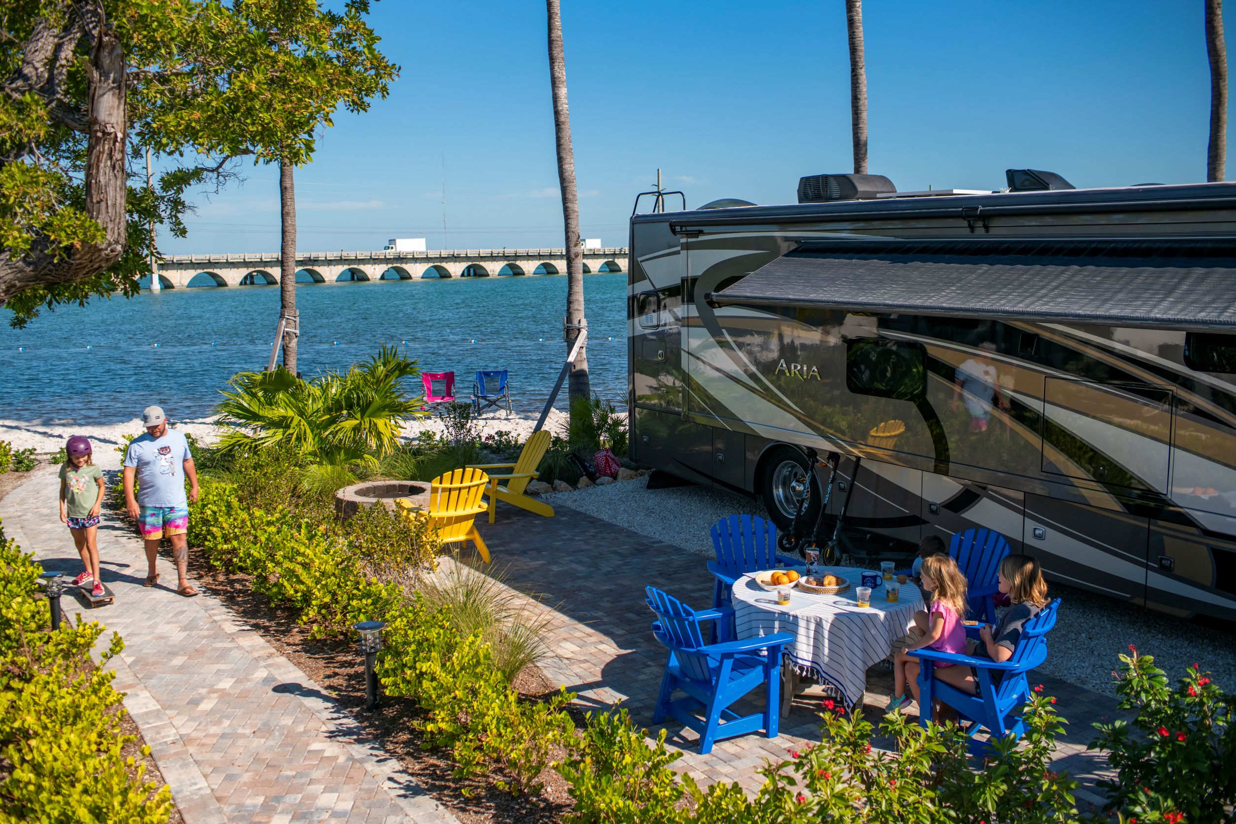 *Premier site* Back in Waterfront with KOA Patio #1008