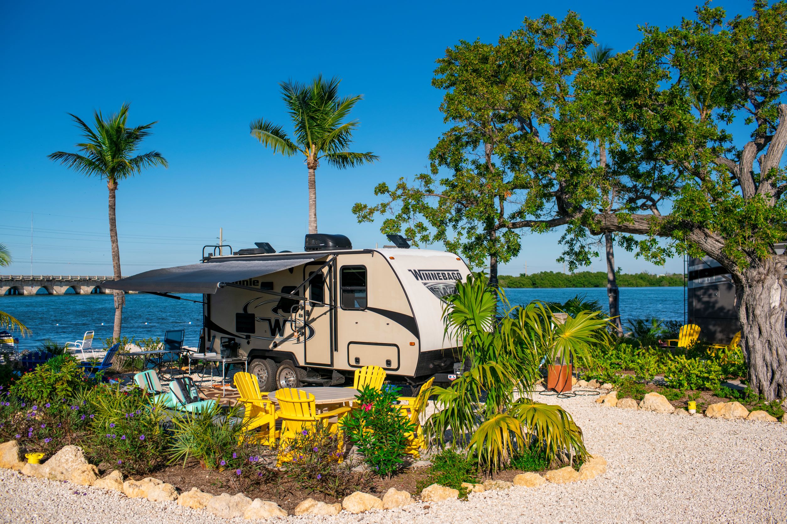 *Premier site* Back in Waterfront with KOA Patio #1007
