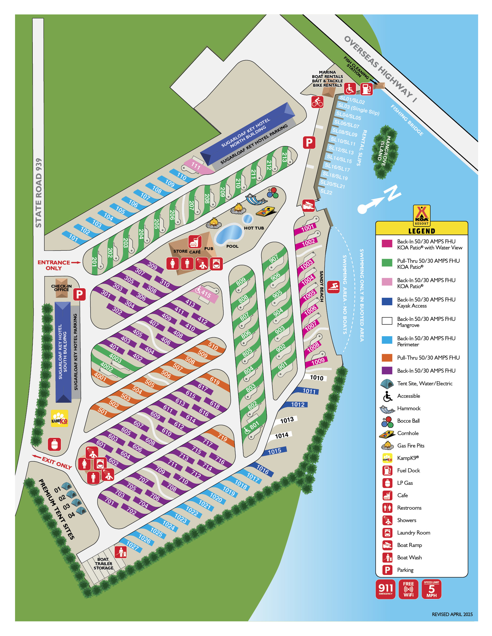 Campground Site Map