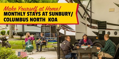 Monthly Stays at Sunbury/Columbus North KOA