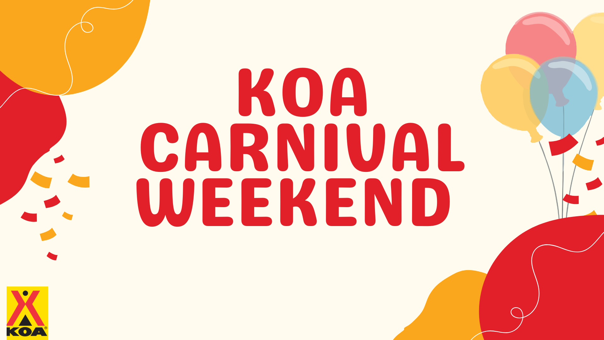 KOA Carnival Themed Weekend Photo