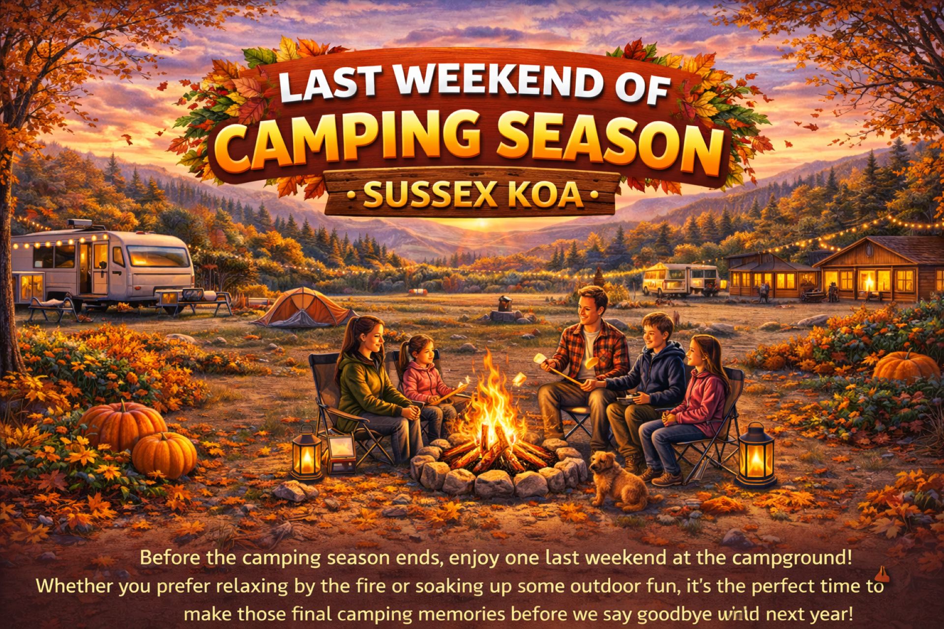 Final Weekend of Fall Camping! - The Last Weekend Photo