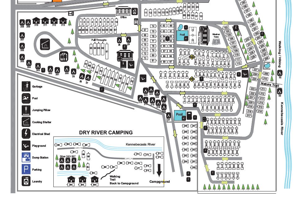 Campground Site Map