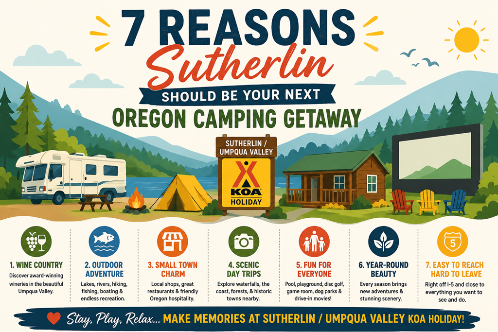7 Reasons Sutherlin Should Be Your Next Camping Getaway