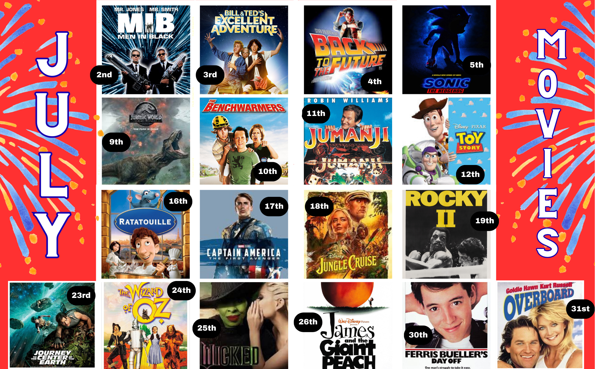 July Movies Photo