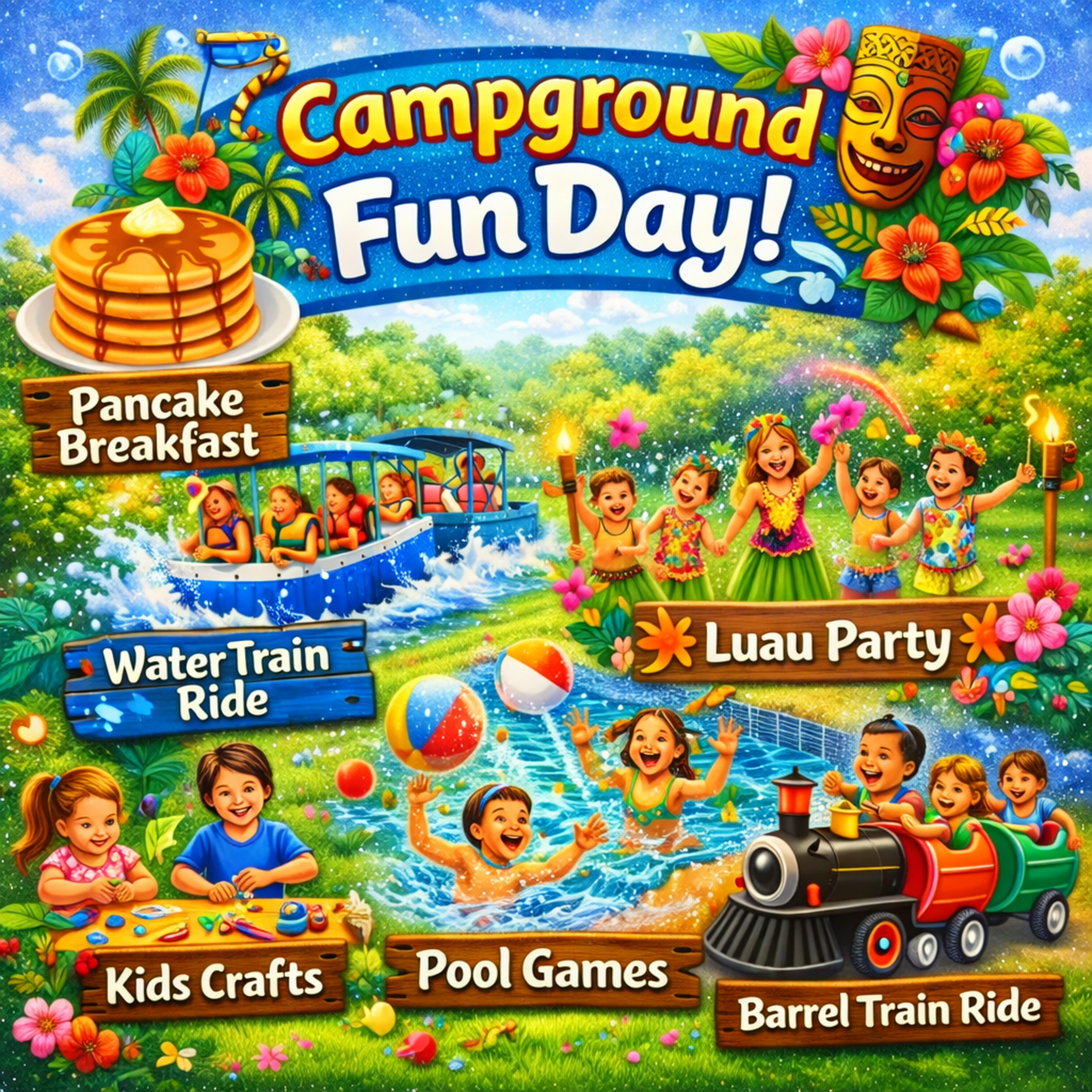 Campground Fun Day Weekend Photo