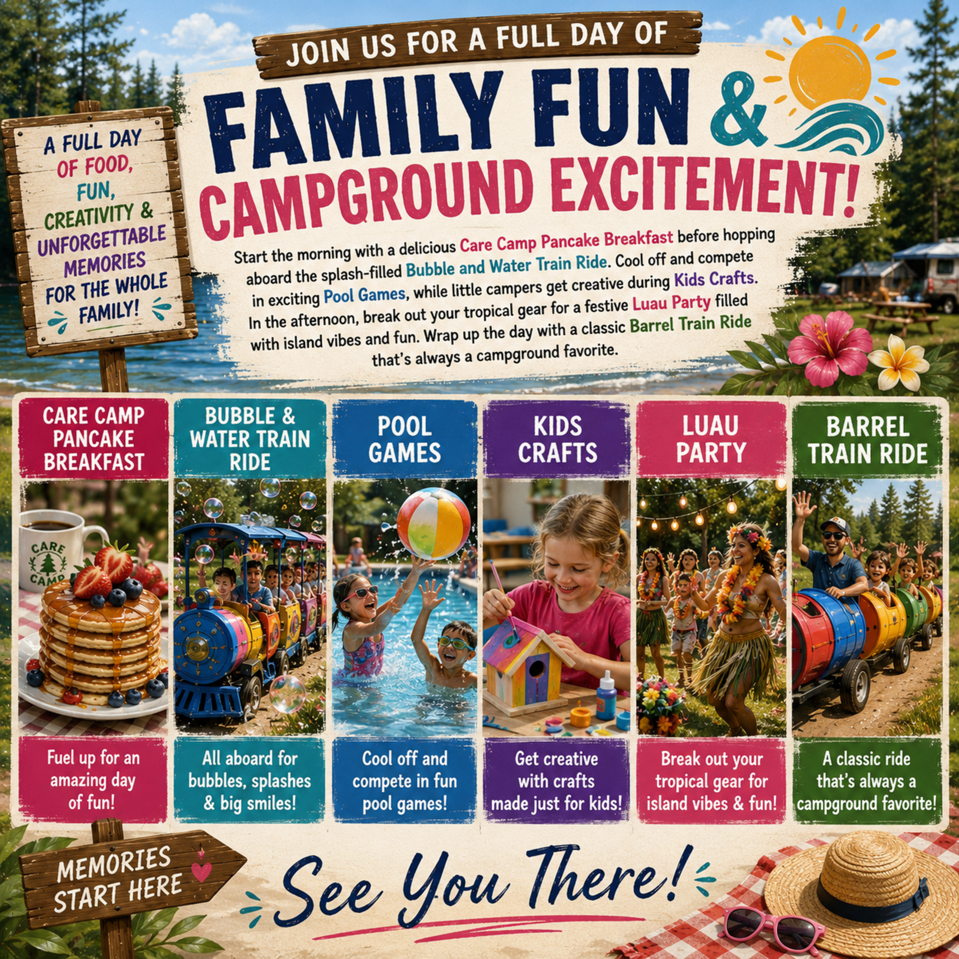 Campground Fun Day Weekend Photo