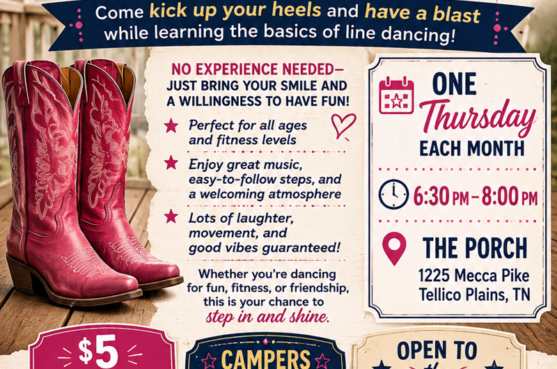 Learn to Line Dance At The PORCH Photo