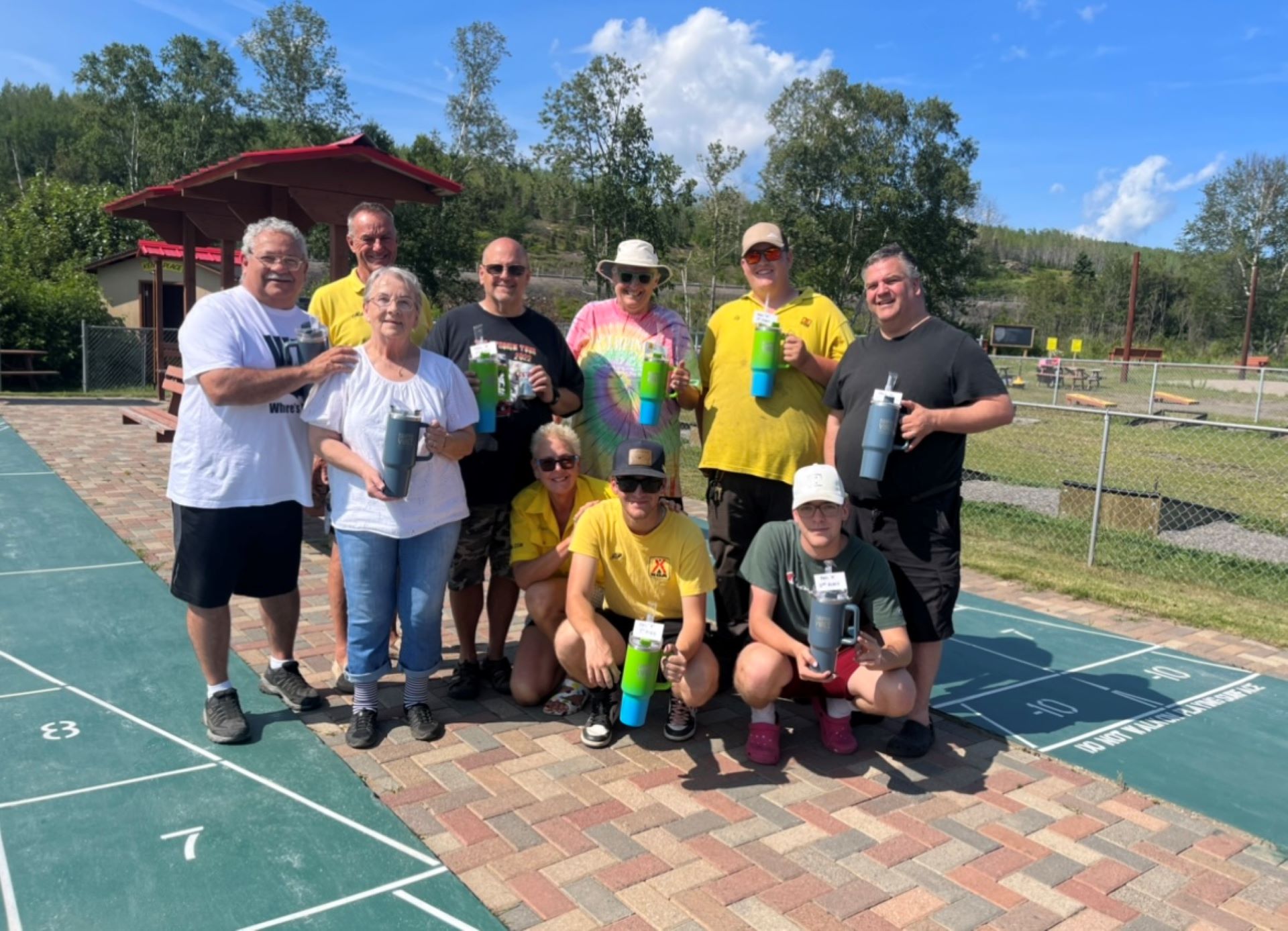 Adult Shuffleboard Tournament Photo