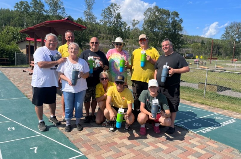 Adult Shuffleboard Tournament Photo