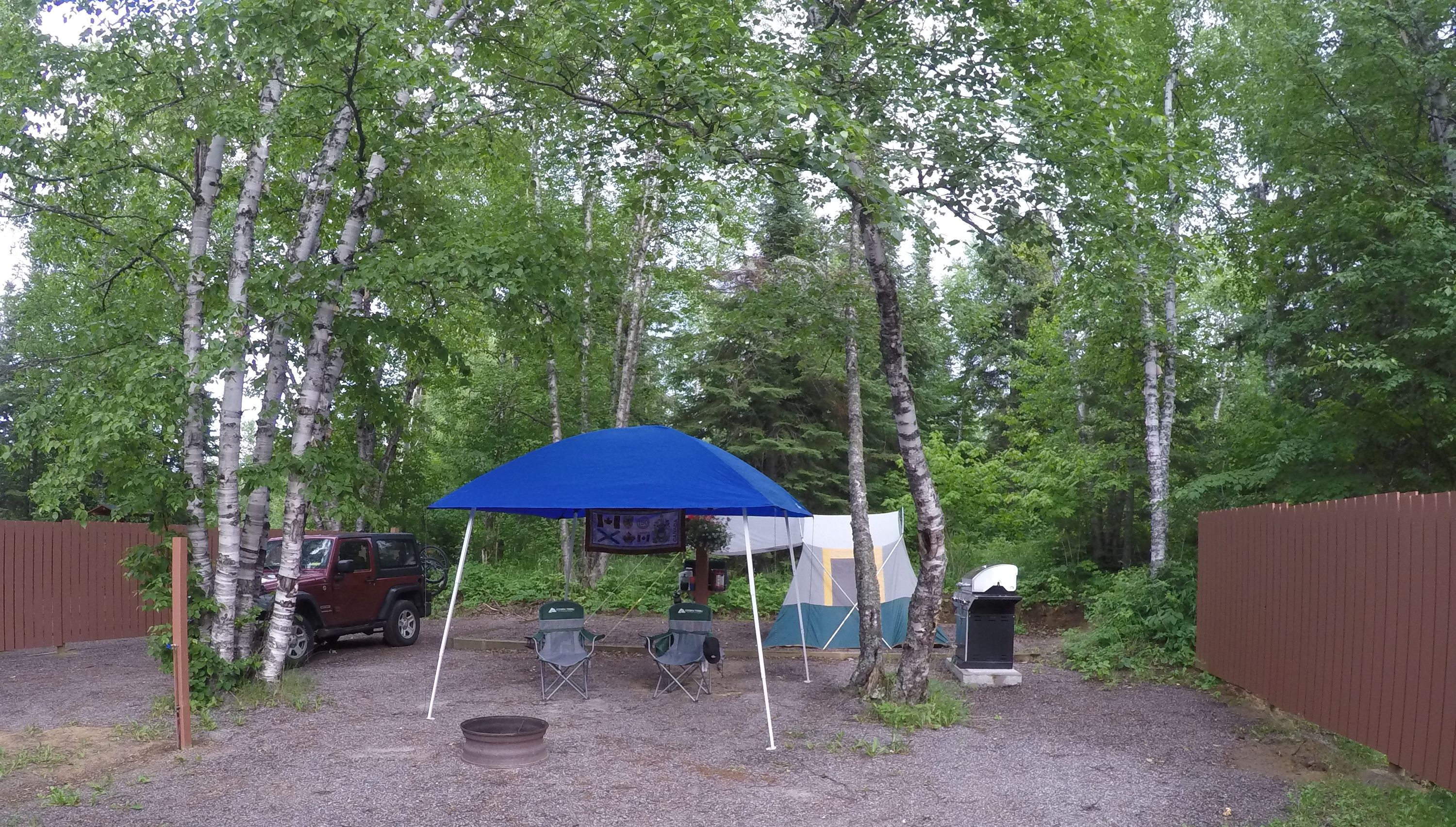 Deluxe Tent  site upper level