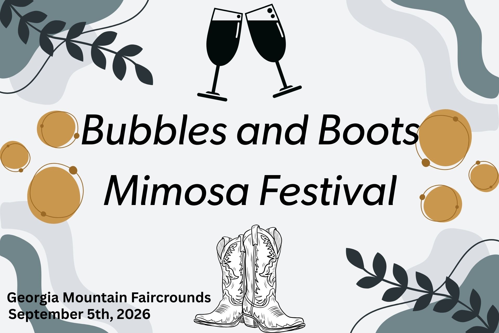 Bubbles & Boots Mimosa Festival Photo