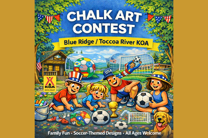BR/TR KOA Chalk Art Contest Photo