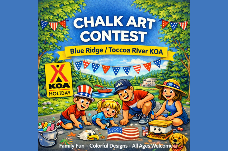 BR/TR KOA Chalk Art Contest Photo