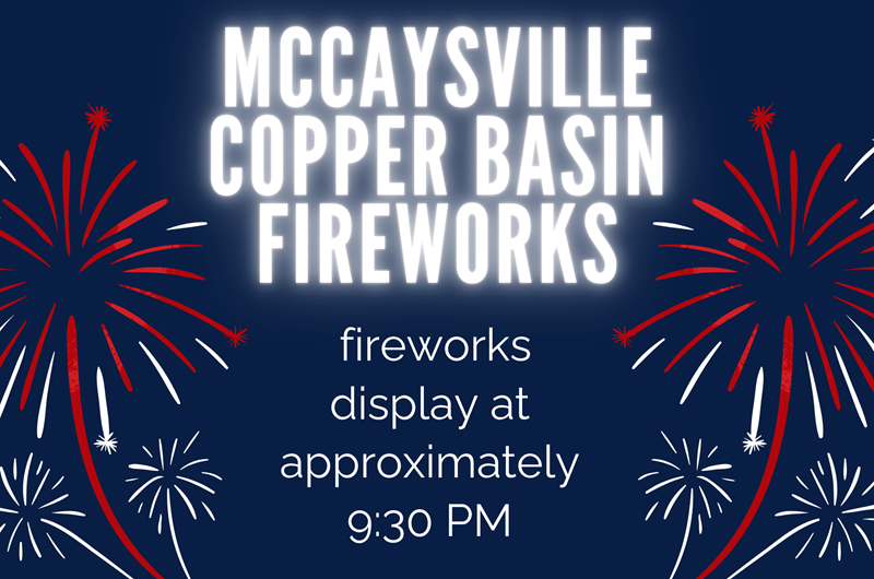 McCaysville/Copper Basin Fireworks Photo