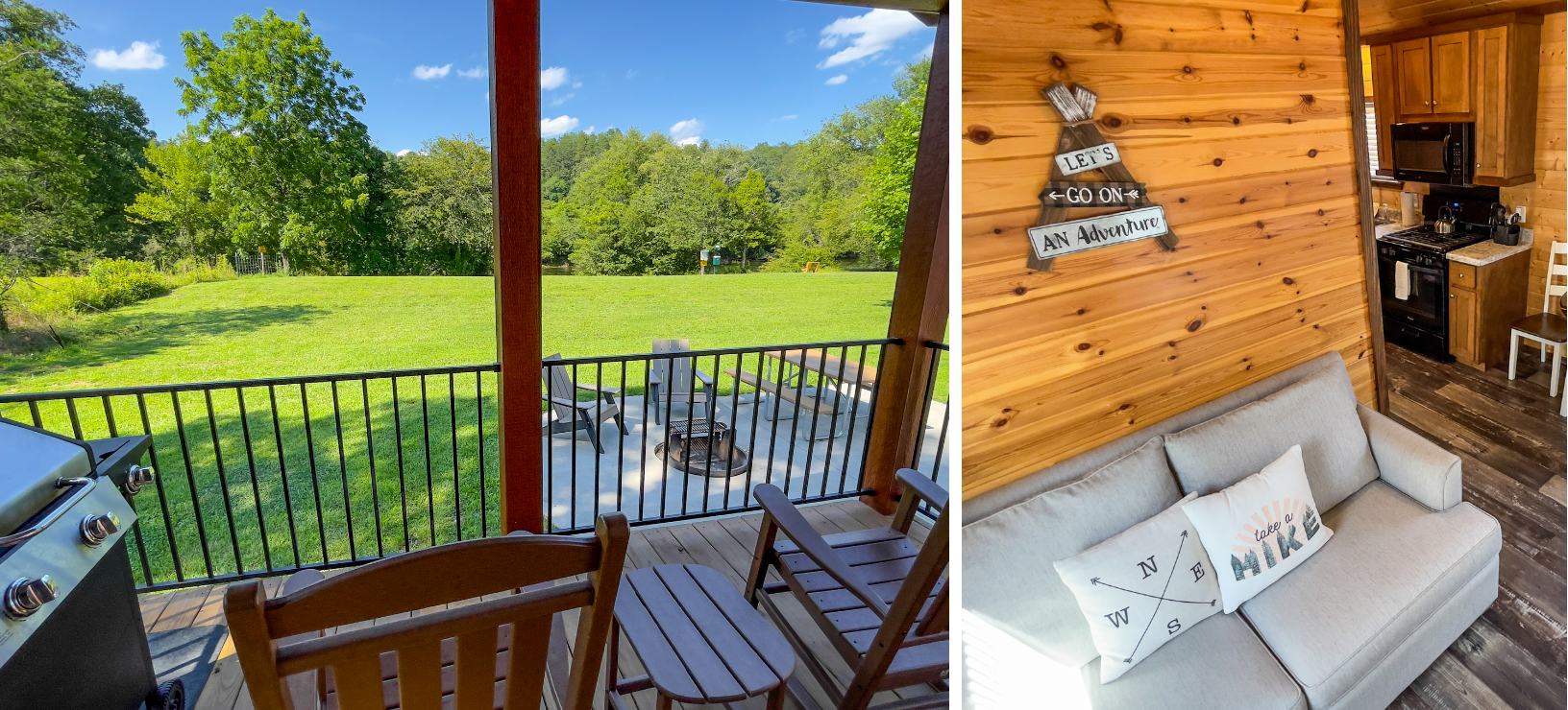 Riverside Deluxe Two-Bedroom Cabin