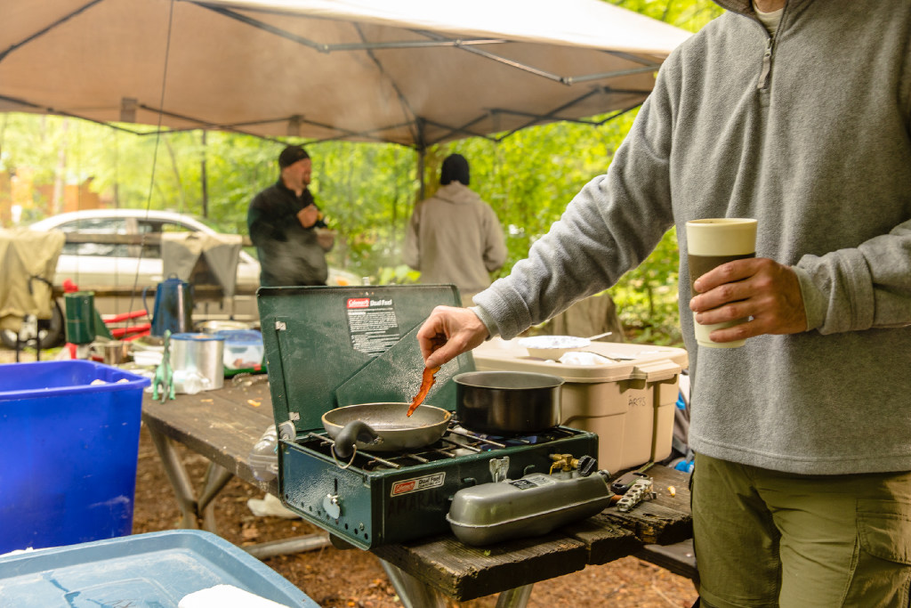Cooking at site