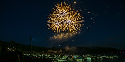 Fireworks at Treasure Lake