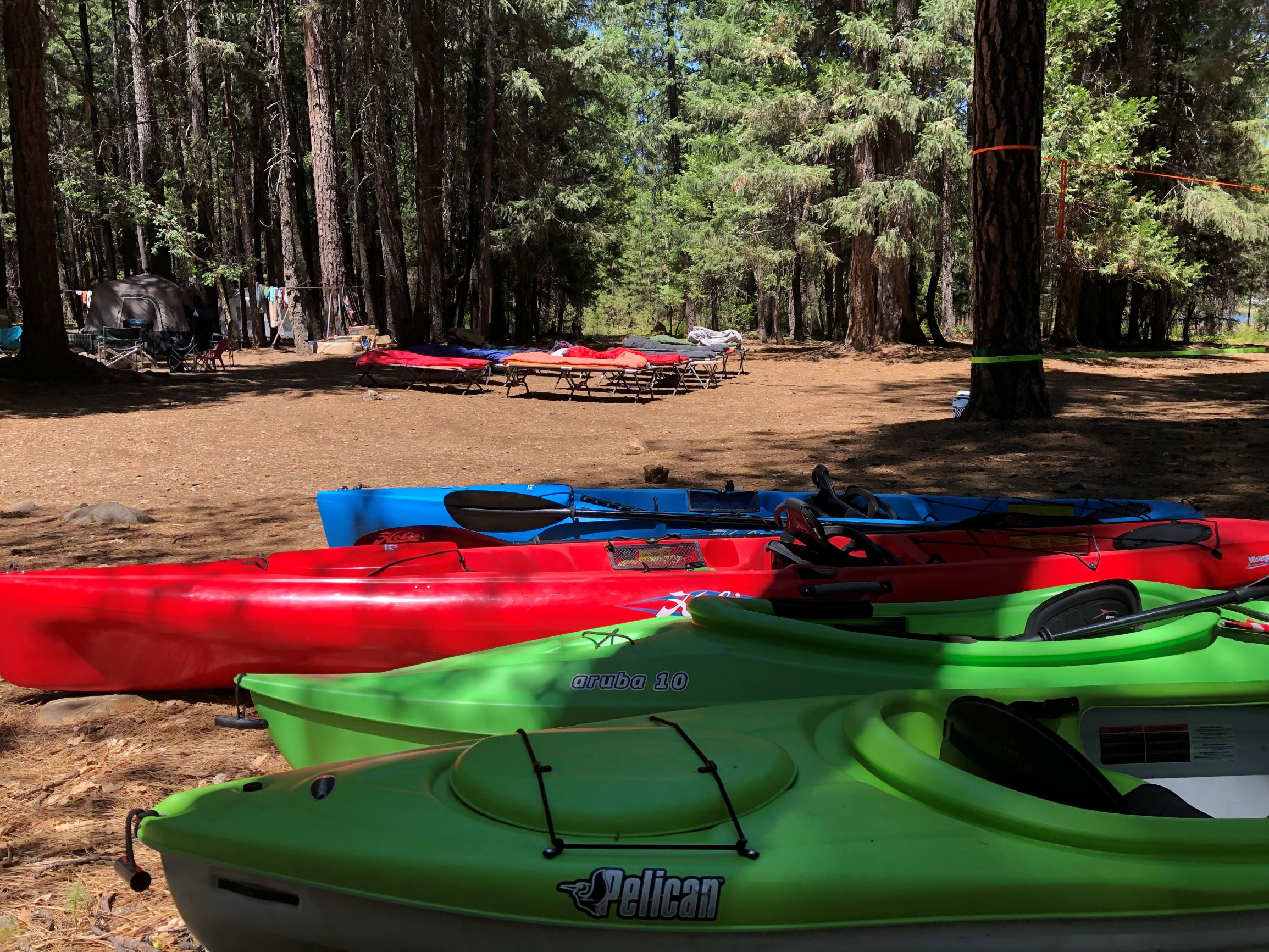 Group camping