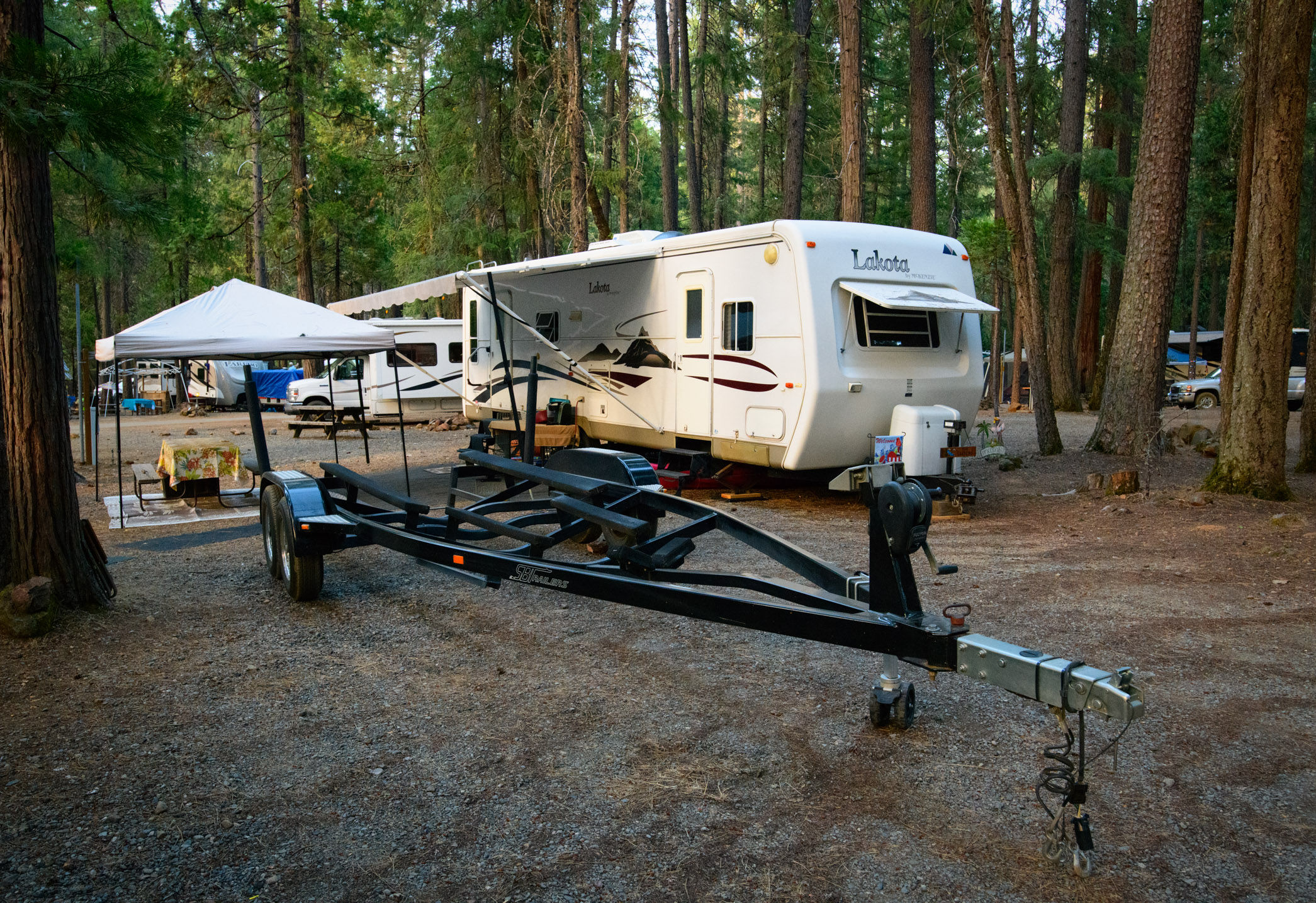 50 amp back-in--Room for your vehicle, camper, and boat or ATV too
