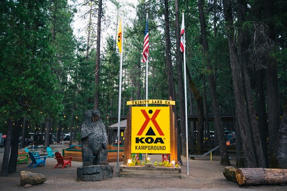 Welcome to the Trinity Lake KOA Holiday
