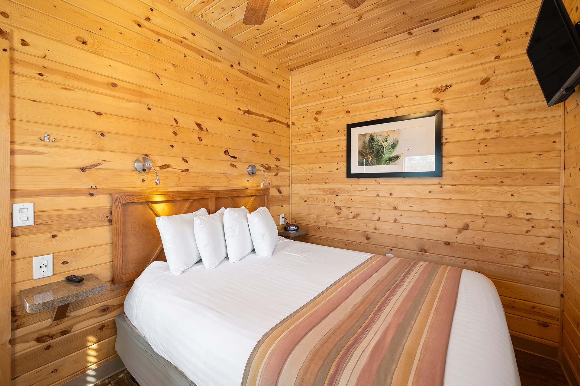 DC11_Deluxe Cabin, 1 Room Accessible (Full Bath with Shower) - Sleeps 4_Queen