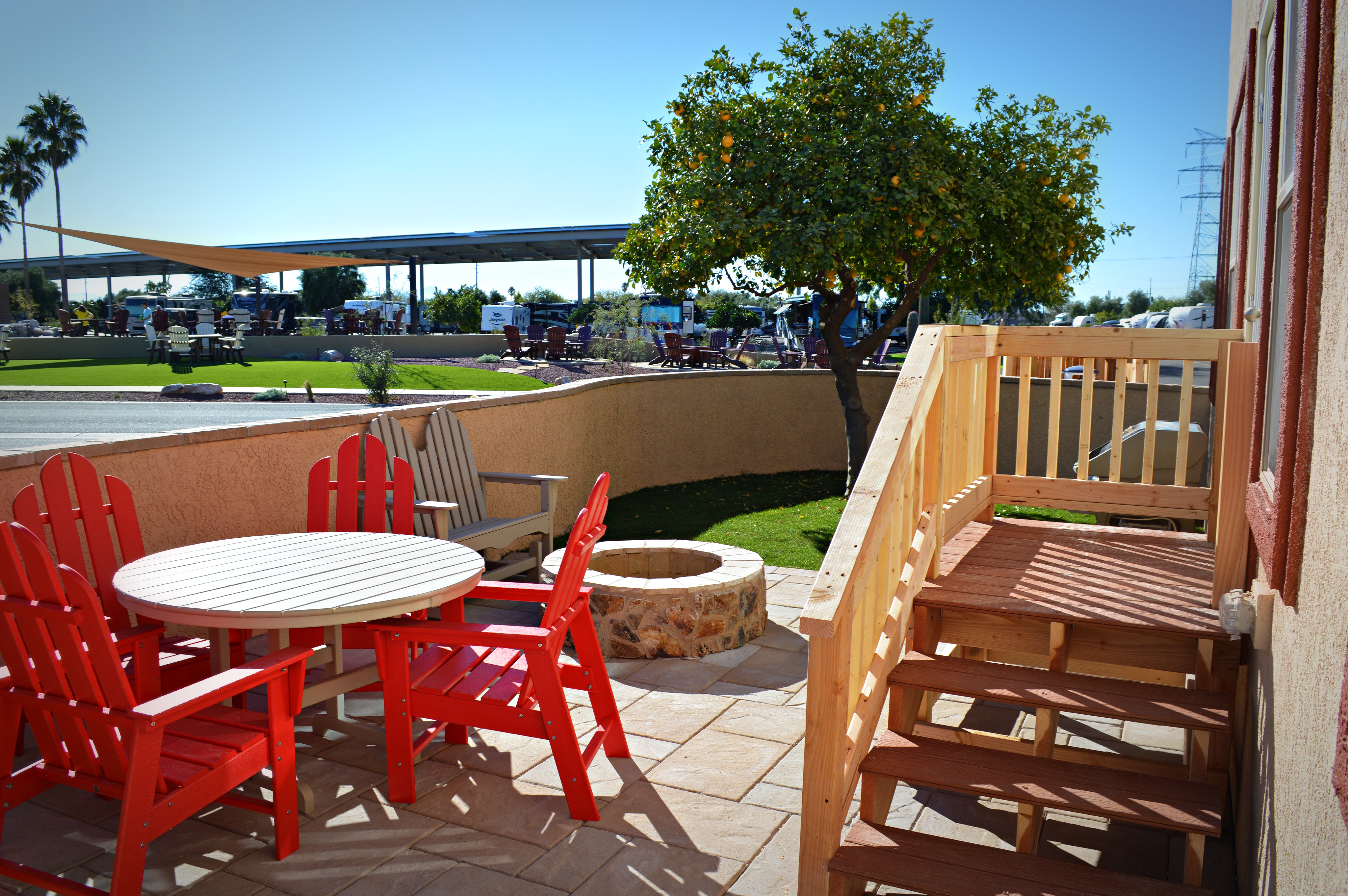 Deluxe Cabin Patio